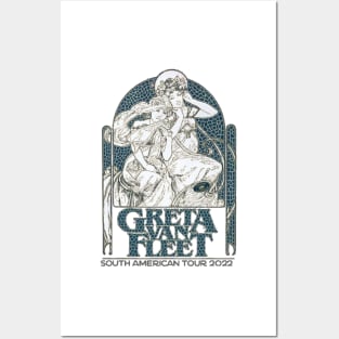 Greeta van fleet tour 2022 Greta Van Fleet Shirt, Retro Musical Shirt, Greta Van Fleet Rock Band Shirt, Boho Vintage Musician Shirt, Retro Greta Van Fleet T-shirt Tee Posters and Art
